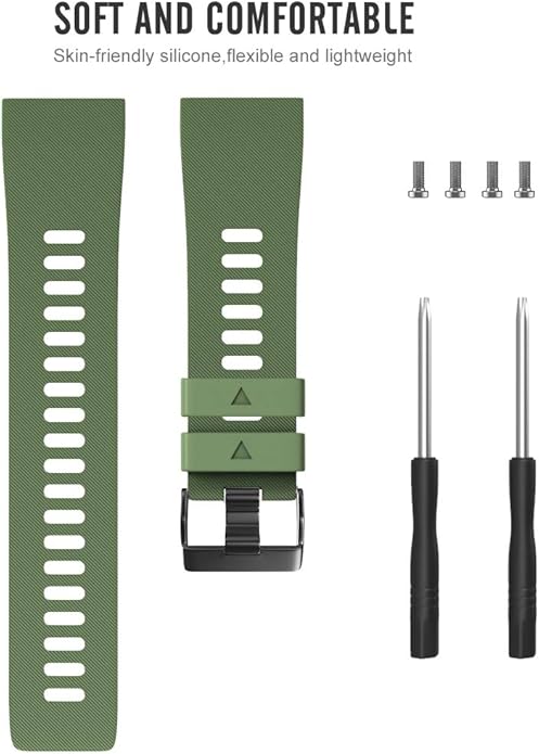 Compatible with Garmin Forerunner 35 Band,Solf Silicone Replacement Bands for Garmin Forerunner 35