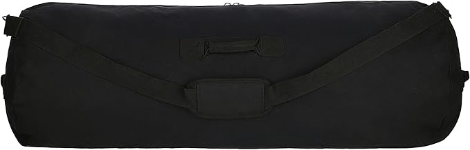 WHITEDUCK HOPLITE Heavy Duty Military Canvas Duffel Bag, Army Cargo Style, Foldable Tactical