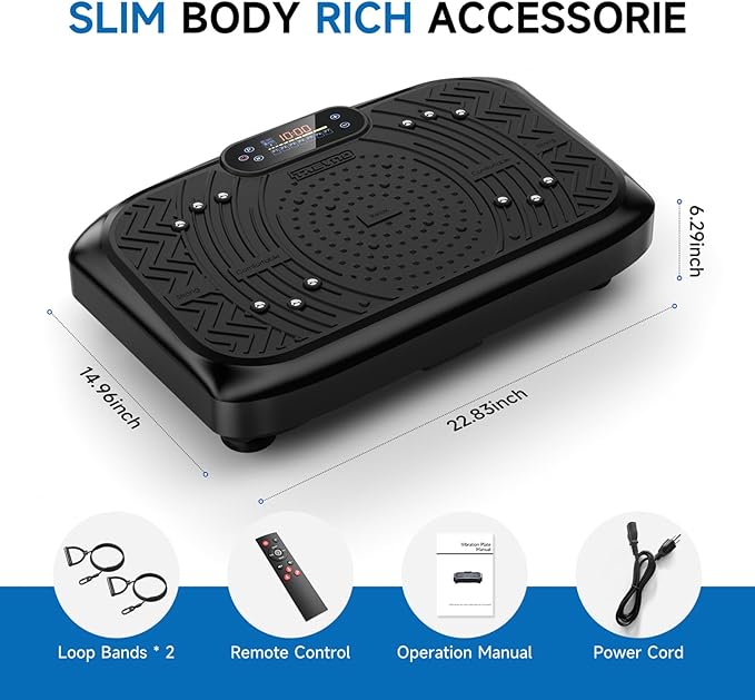Vibration Plate Exercise Machine Weight Loss, Full Body Workout Vibration Plate Lymphatic Drainage