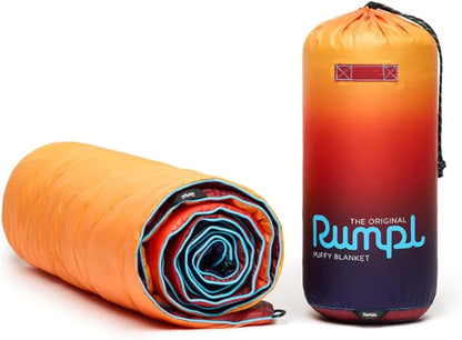 Rumpl Original Puffy Blanket - Warm, Water-Resistant Camping Blanket with 100% Recycled Synthetic
