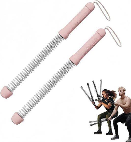 Ropeless Battle Rope Battle Ropes for Home Gym - 2PCS workout ropes with Non-Slip Handles, Durable