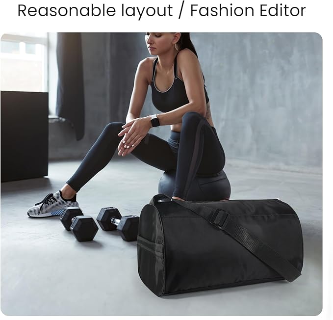 C&F BOGMOST Small Gym Bag for Women & Men,Small Lightweight Duffel Bag Carry On Bags Mini Duffel