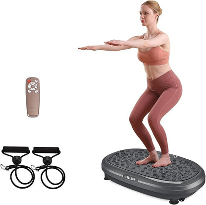 EILISON FitMaxx 3D XL Vibration Plate Exercise Machine - Whole Body Workout Vibration Platform