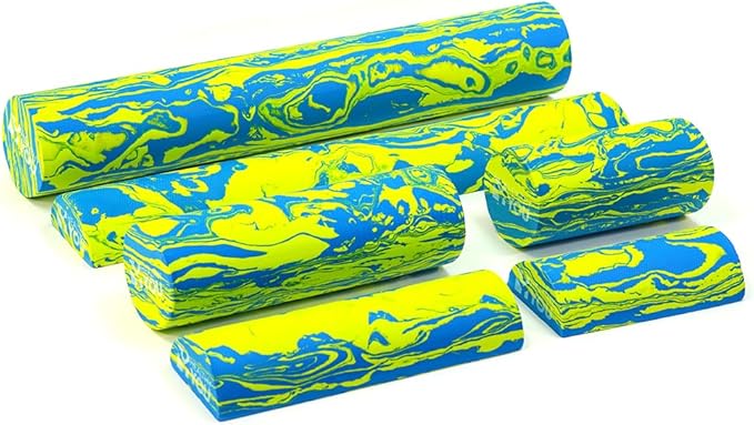 Low Density Soft/Medium Foam Physical Therapy Roller (12" Half Round)
