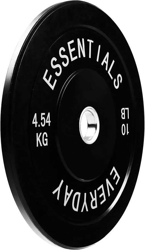 2-Inch Olympic Bumper Plates, Perfect Weight Plates for Weightlifting and Strength Training