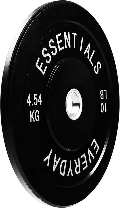 2-Inch Olympic Bumper Plates, Perfect Weight Plates for Weightlifting and Strength Training
