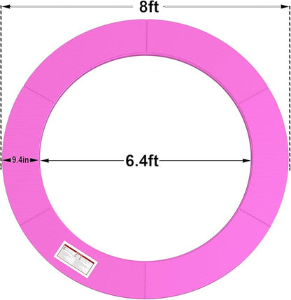LANGXUN Universal Trampoline Repalcement Safety Pad, 8ft 10ft 12ft 14ft 15ft 16ft Waterproof