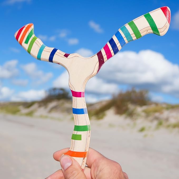 Returning Boomerang for Beginners – Easy to Throw, Boomerang That Comes Back, Handcrafted Returning