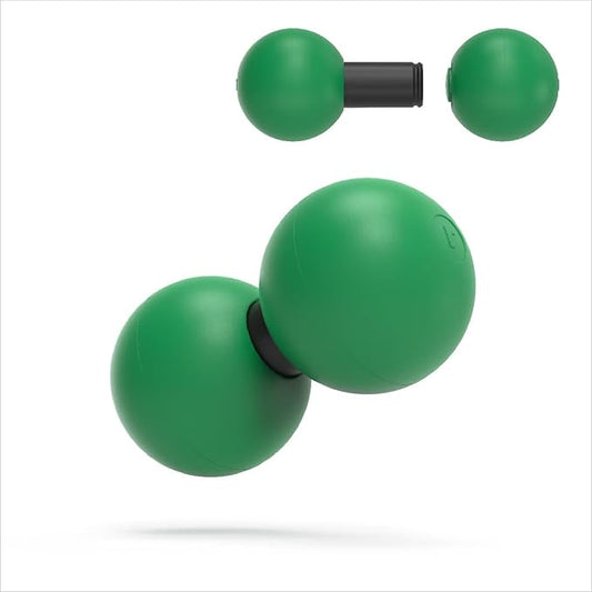 Rodo 2-in-1 Medium Peanut & Lacrosse Ball Roller | Deep Tissue Massage Tool for Fascia, Plantar