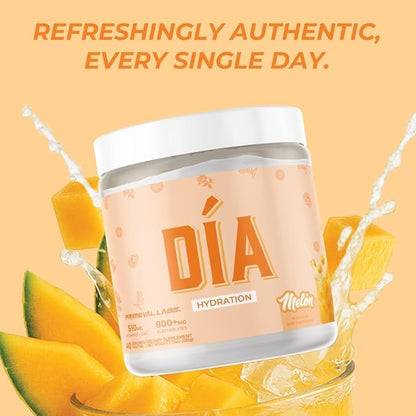 Primeval Labs Dia Hydration Electrolyte Powder | Vitamin C + Zinc, Taurine & Electrolytes | Low