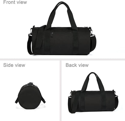 Small Gym Bag Duffel Bag for Women Men Fitness Sports Bag Workout Adjustable Detachable Shoulder