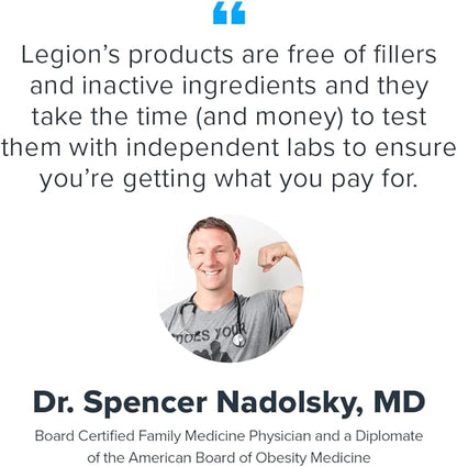 LEGION Whey+ Protein Whey Isolate from Grass Fed Cows - Whey Protein Isolate Powder Low Calorie