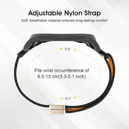 Adjustable Smartwatch Soft Woven Nyon Wristband + Protective Case Base fits for PLAUD AI NotePin