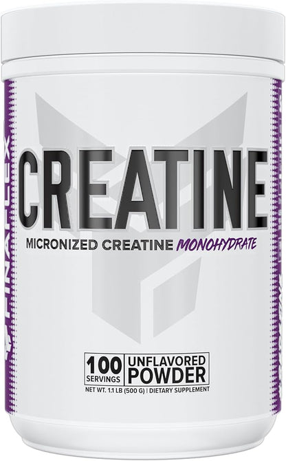FINAFLEX Pure CREATINE, Unflavored - 500G - Promotes Muscular Strength, Size & Performance - 100%