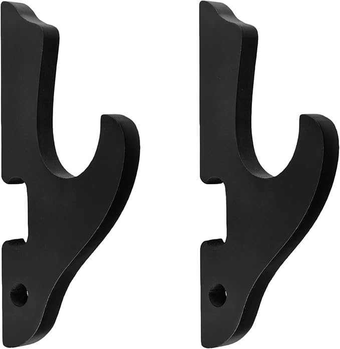Eforlife 2/Set Sword Hook Wall Mount Samurai Sword Hanger Display Holder Adjustable for Katana