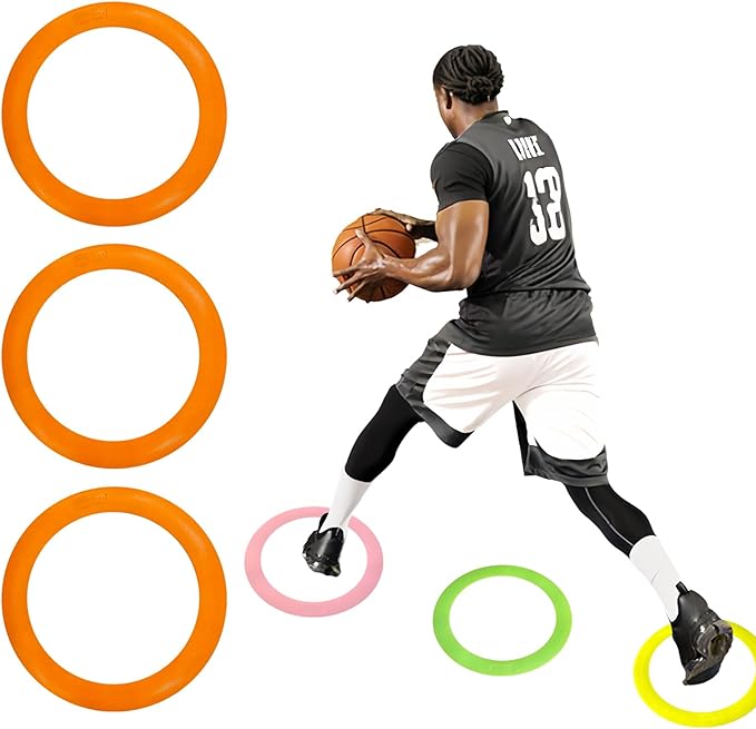 Colorful Anti Slip Safety Agile Ring Speed Ring 3 PCs Speed and Agility Training Equipment