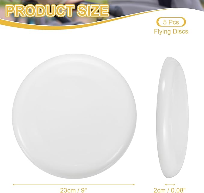 PATIKIL Flying Disc, Plastic Flying Disk Flyer for Outdoor Sports Training Playing Lawn Game