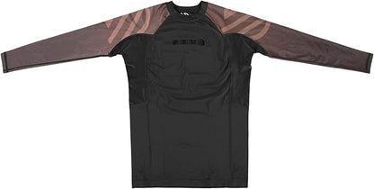 Sanabul Essential Long Sleeve Compression Training Rash Guard for MMA BJJ Wrestling Grappling and