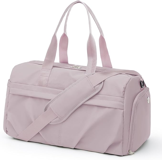 Gym Bag for Women Duffle Bag with Shoe Compartment Yoga Mat Bag Sports Workout Bag Weekend
