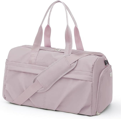 Gym Bag for Women Duffle Bag with Shoe Compartment Yoga Mat Bag Sports Workout Bag Weekend