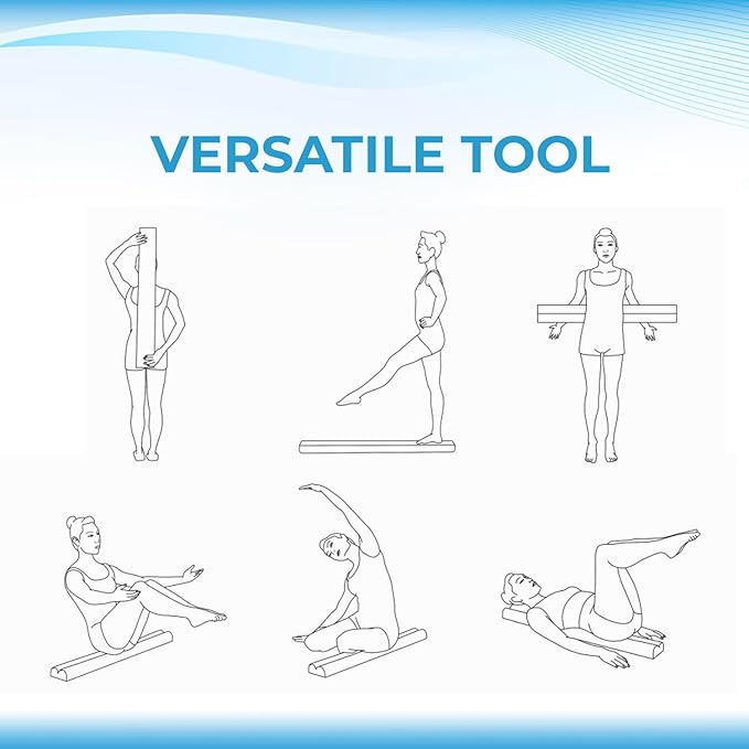 Foam Roller System for Pilates, Yoga, Back Stretches, Core Exercises - Perfect for Reducing