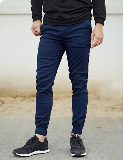 Men Joggers Chino Cargo Pants Hiking Outdoor Recreation Pants Twill Fitness Track Jogging Pants