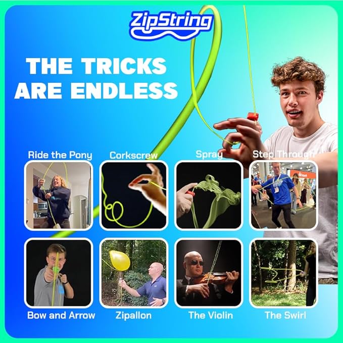 Original - As Seen on Shark Tank - Classic Rope Launcher Toy, Perfect for Kids & Adults - Fly a