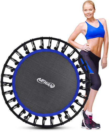 Newan 40"-48" Silent Mini Trampoline Fitness Trampoline Bungee Rebounder Jumping Cardio Trainer