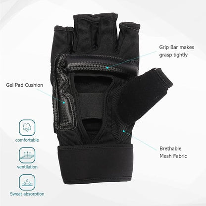 Punch Bag Training Gloves, LangRay MMA Grappling Gloves for Sparring Martial Arts Boxing Training
