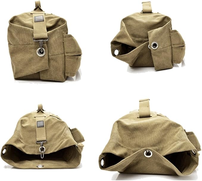 Large Capacity Travel Climbing Bag Tactical Military Duffel Bag Top Load Double Strap Canvas