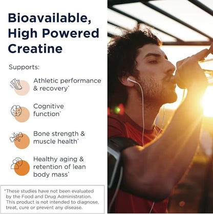 Designs for Health Creatine Monohydrate Powder - Unflavored Micronized Creatine Powder for Women &