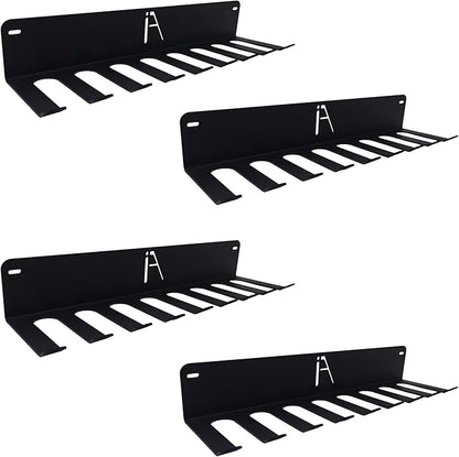 IRON AMERICAN USA Omega Gym Storage Rack 9 OR 11 Hook Heavy-Duty Gym Wall Organizer Gym Caddy
