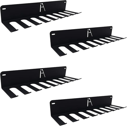 IRON AMERICAN USA Omega Gym Storage Rack 9 OR 11 Hook Heavy-Duty Gym Wall Organizer Gym Caddy