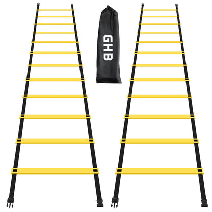 GHB Pro Agility Ladder 12 Rung 20ft 2 Pack