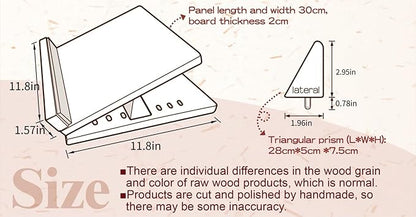 KIJO Studio Professional Wooden Calf Stretcher Slant Board 500 lbs Weight Capacity 16-Angle