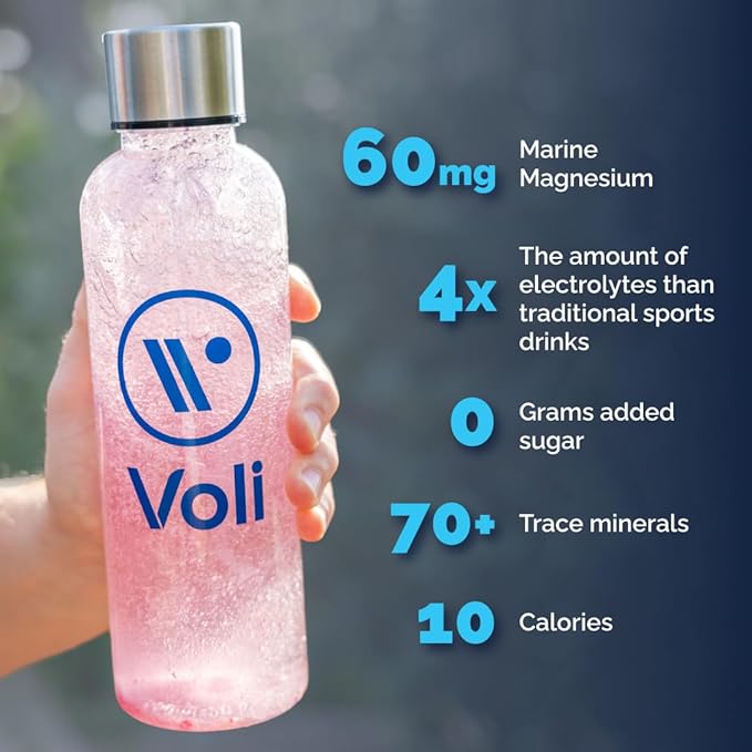 Voli Electrolytes Powder Packets | No Added Sugar Electrolyte Drink Mix for Hydration | Keto &