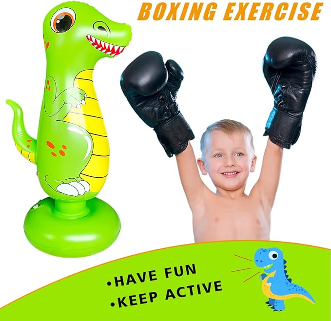 Punching Bag for Kids, Free Standing Boxing Bag for Bounce Back Focus Punching Bag for Practicing