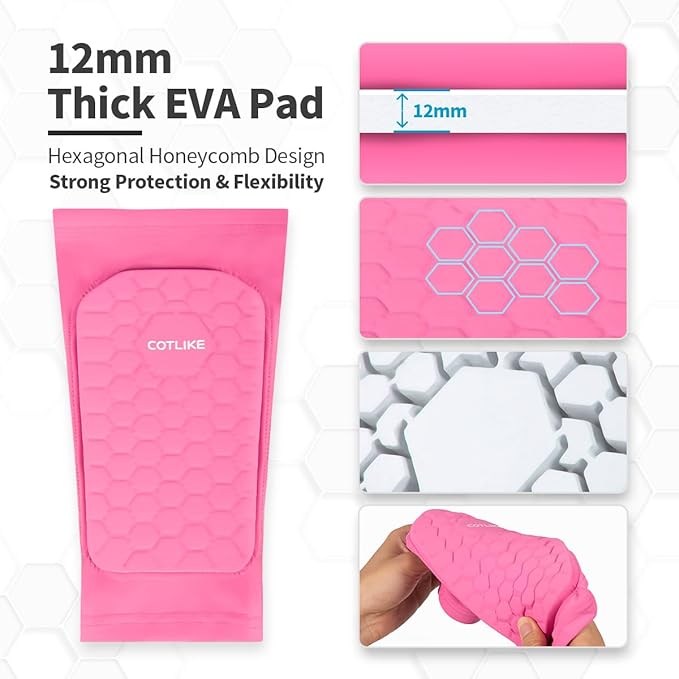 Soccer Shin Guards for Kids Youth Adults, Shin Guard Soccer Sleeves for 2-18 Years Old Boys Girls