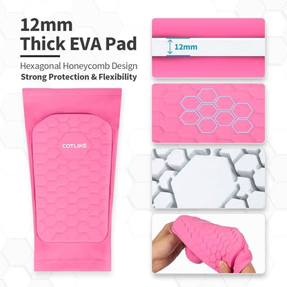 Soccer Shin Guards for Kids Youth Adults, Shin Guard Soccer Sleeves for 2-18 Years Old Boys Girls