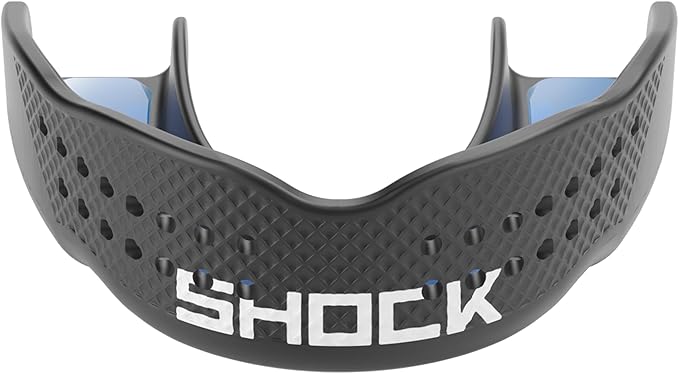 Shock Doctor Sports Mouth Guard, Breathable Low Profile Custom Fit, Basketball, Football, Lacrosse