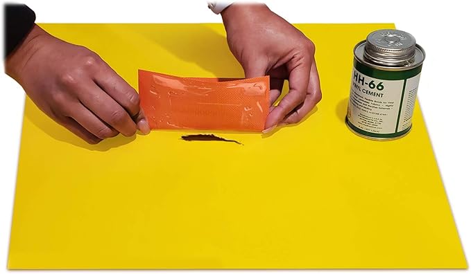 Professional Vinyl Repair Patch Kit for Inflatable Bounce Houses, Includes Marble Multi-Color Vinyl