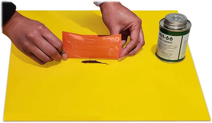 Professional Vinyl Repair Patch Kit for Inflatable Bounce Houses, Includes Marble Multi-Color Vinyl