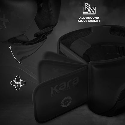 RDX Boxing Headgear, MMA Training, Adjustable Padded Kara,Muay Thai Headgear, Kickboxing, Sparring