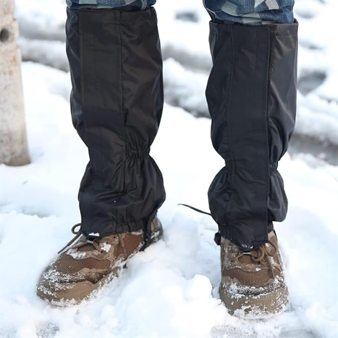 Gaiters for Hiking ??Waterproof and Breathable Leg Gaiters for Women and Men Boots, Adjustable
