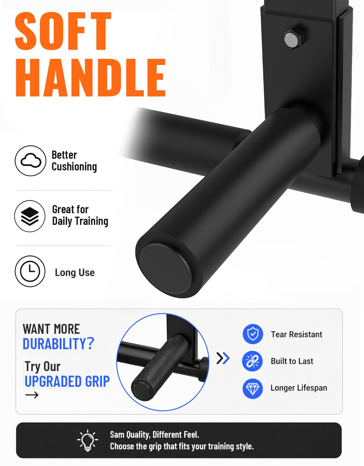 Fitarc Joist Mount Pull Up Bar, Home Gym Workout Equipment, 440lbs Max