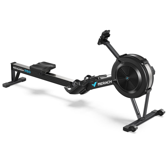 Merach R50 Pro Rowing Machine Indoor, Professional Monitor, Easy Storage