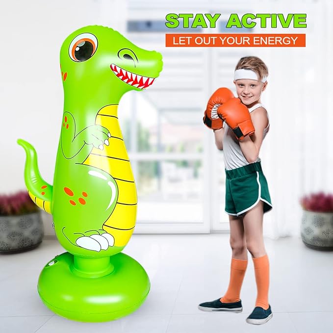 Punching Bag for Kids, Free Standing Boxing Bag for Bounce Back Focus Punching Bag for Practicing