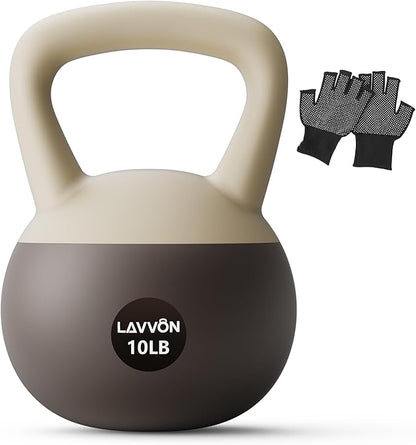 Soft Kettlebell - Cushioned Impact-Resistant Base and Anti-Slip, Kettle bell Anti-Slip Grip Weight