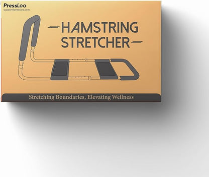 Hamstring Stretcher for Knee Extension & Pain Relief, Adjustable Low Back, Calf, Leg & Hip
