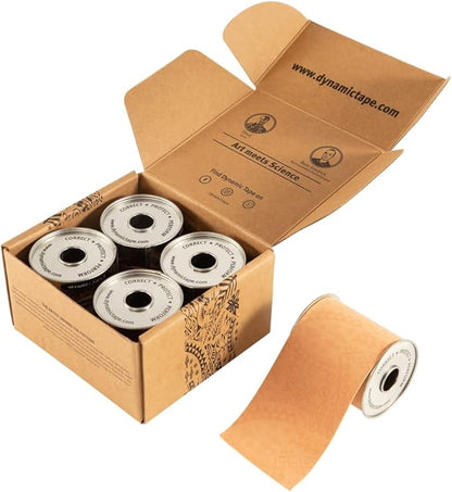 Dynamic Tape Original | Biomechanical Adhesive Tape | Physio Tape for Knee, Ankle, Shoulder, Leg